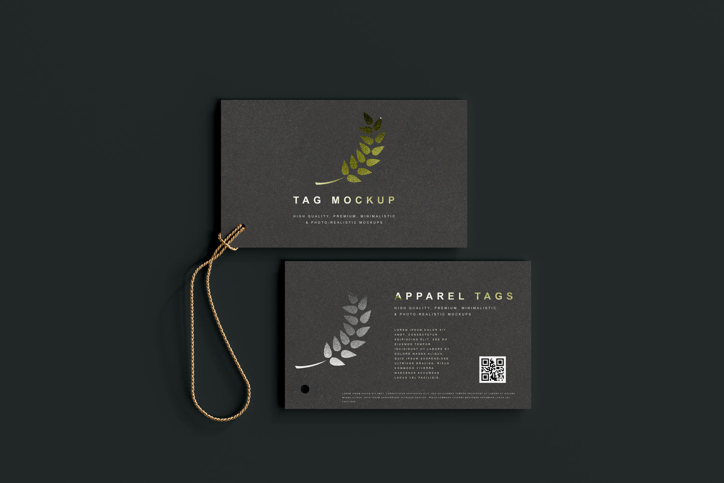 Apparel Tag Mockups