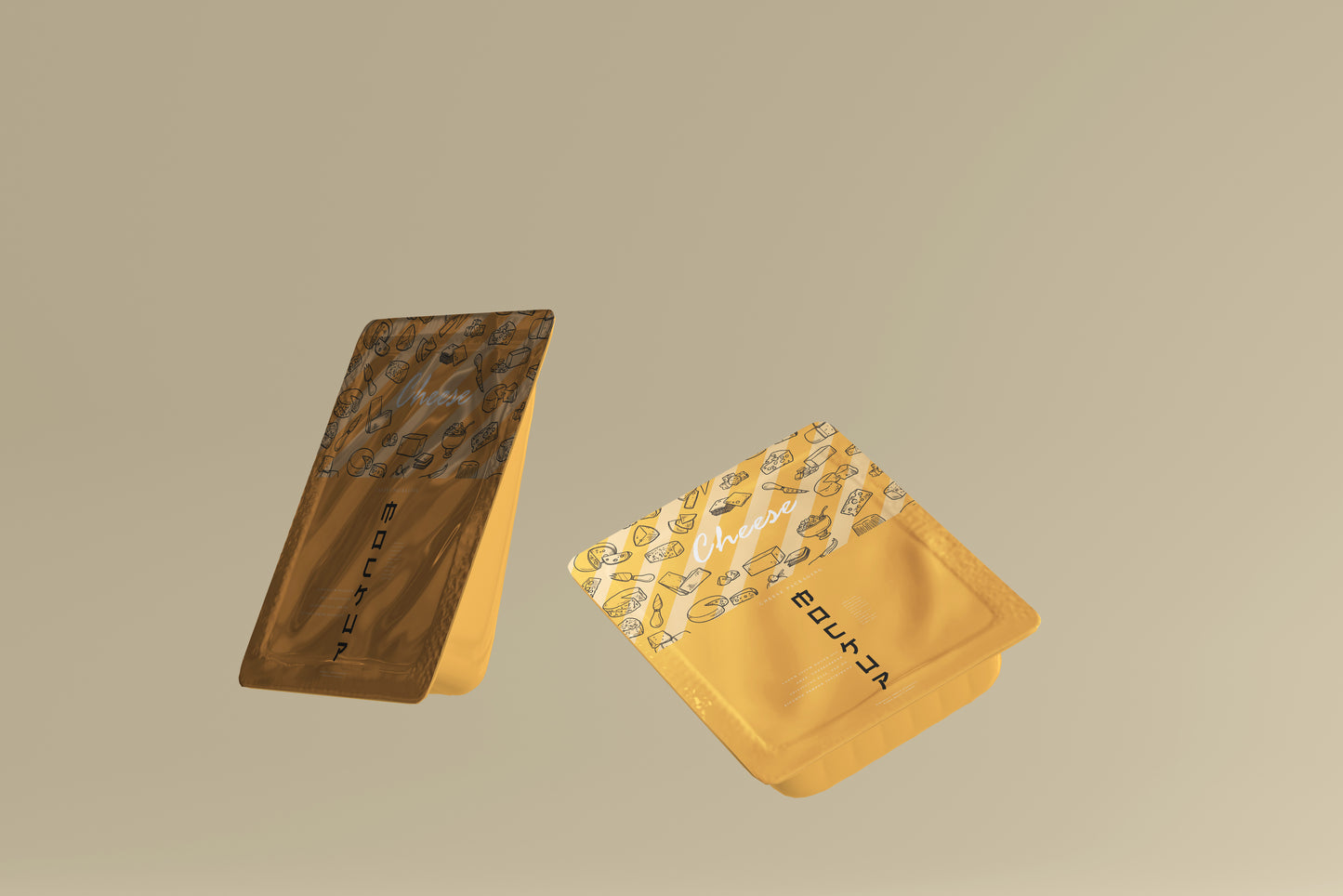 Cheese Packaging Mockup