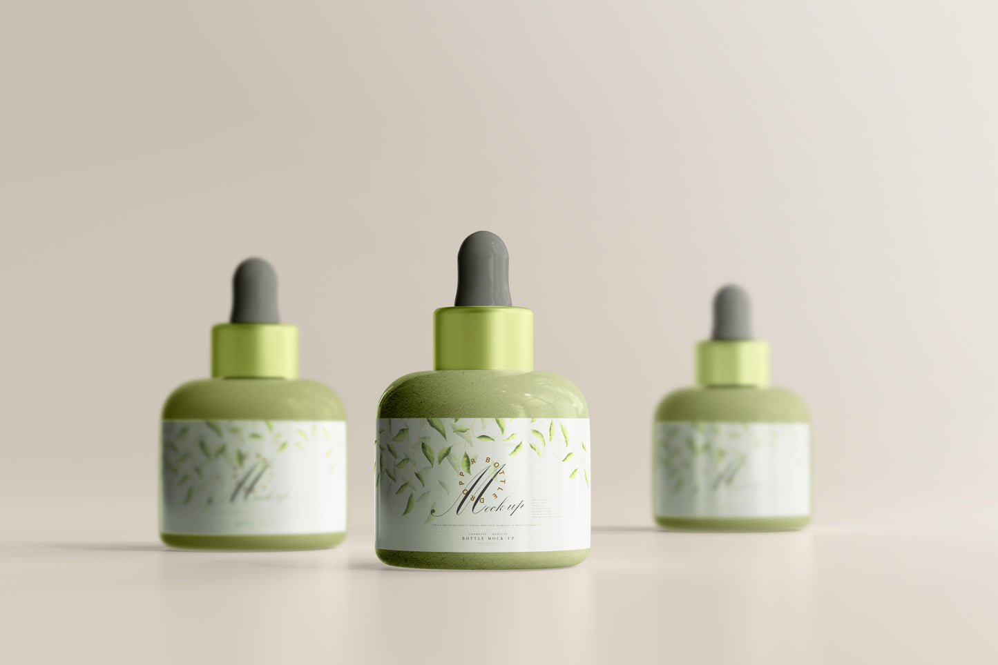 Plastic Dropper Bottle Mockup