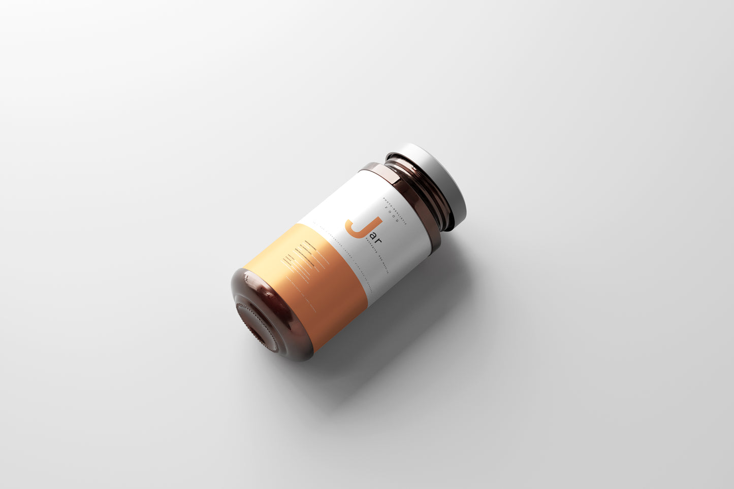 Amber Jar Mockup
