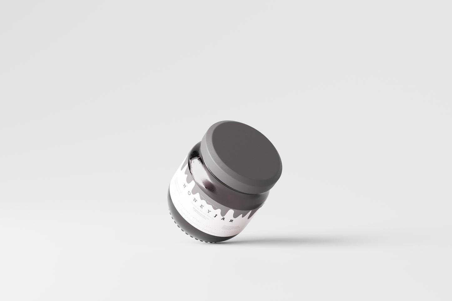 Food Jar Packaging Mockup