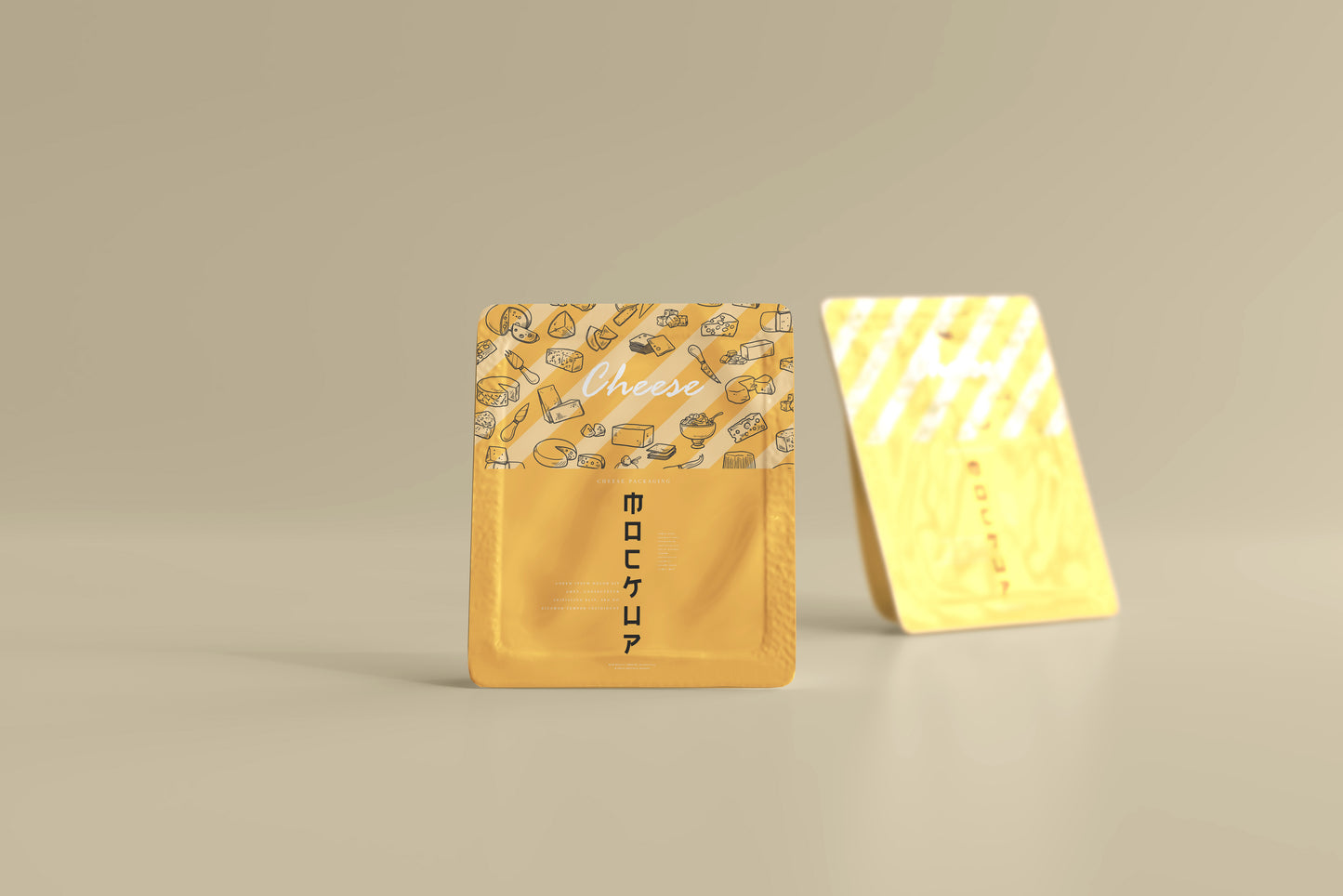 Cheese Packaging Mockup