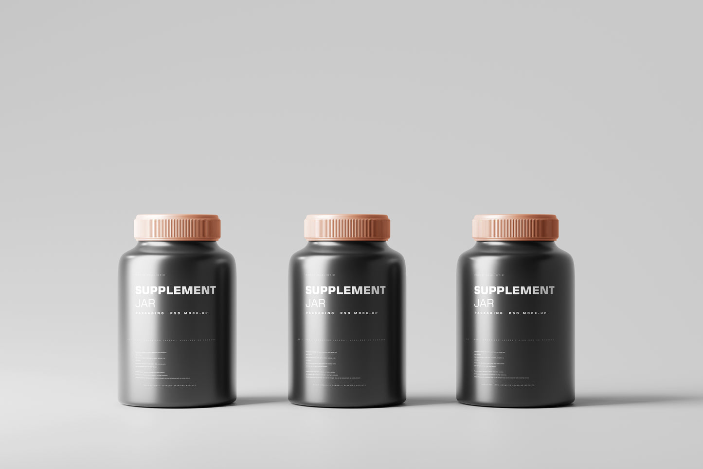 Supplement Jar Mockup