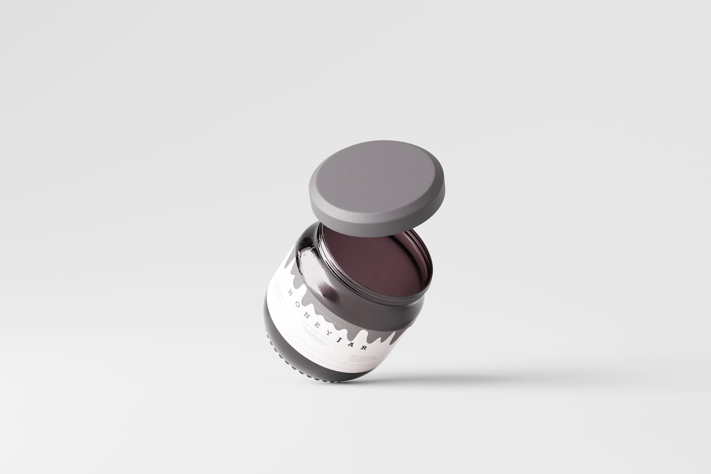 Food Jar Packaging Mockup