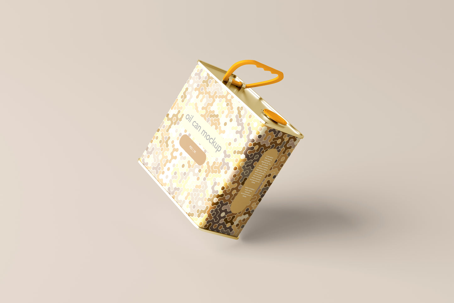 Aluminum Oil Can Mockups