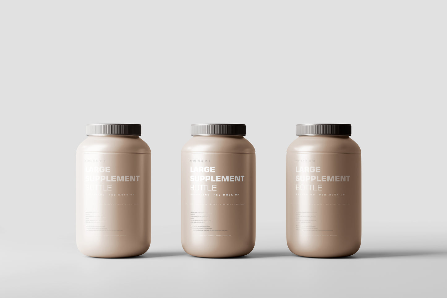 Supplement Jar Mockup