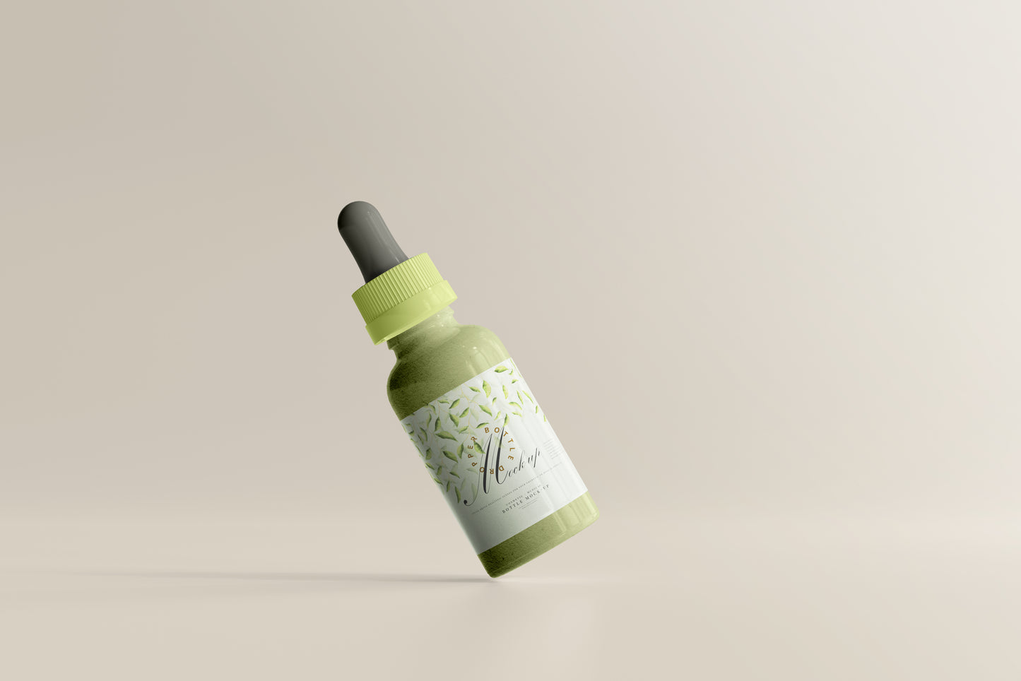 Plastic Dropper Bottle Mockup