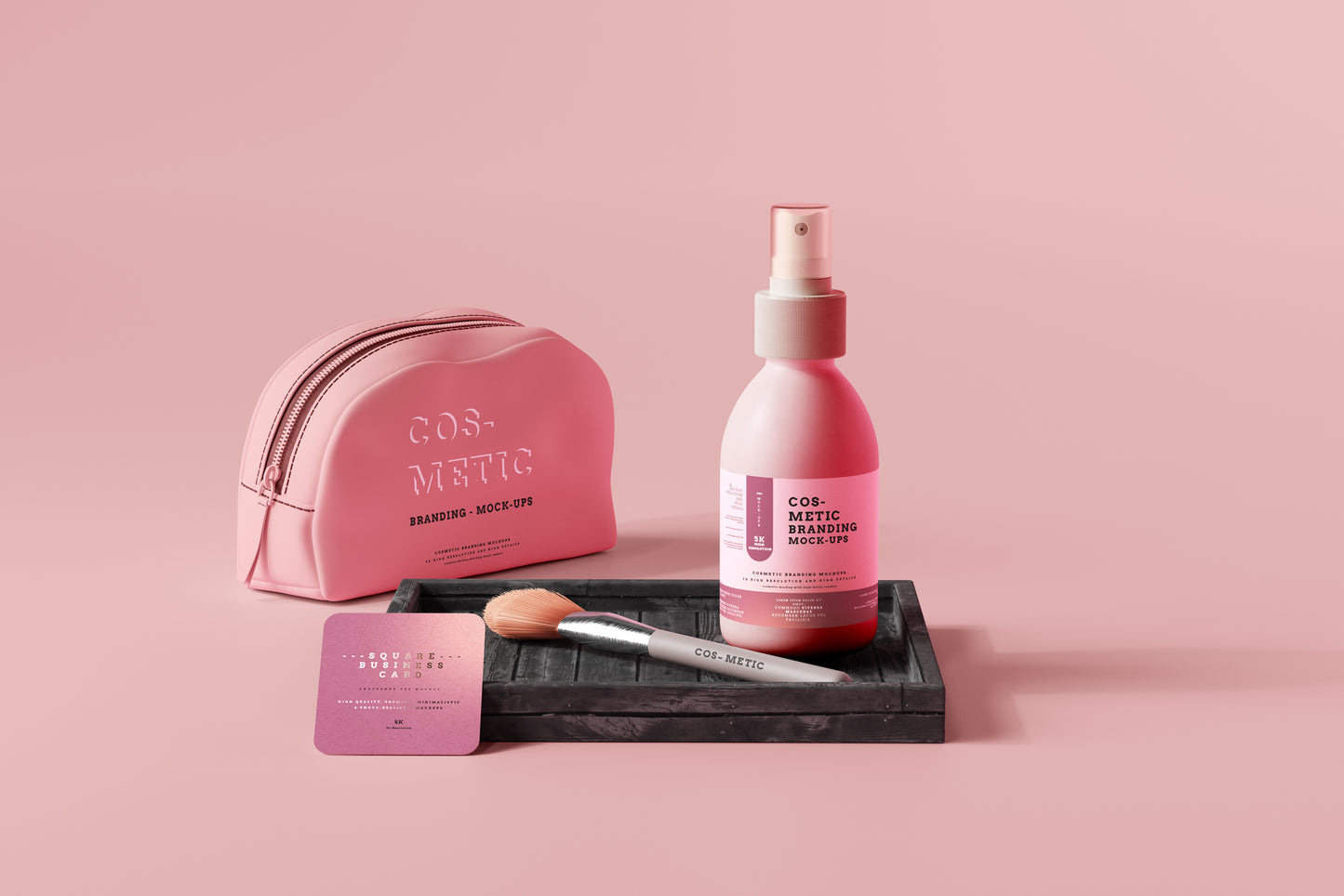 101 Cosmetic Branding Mockup Scenes