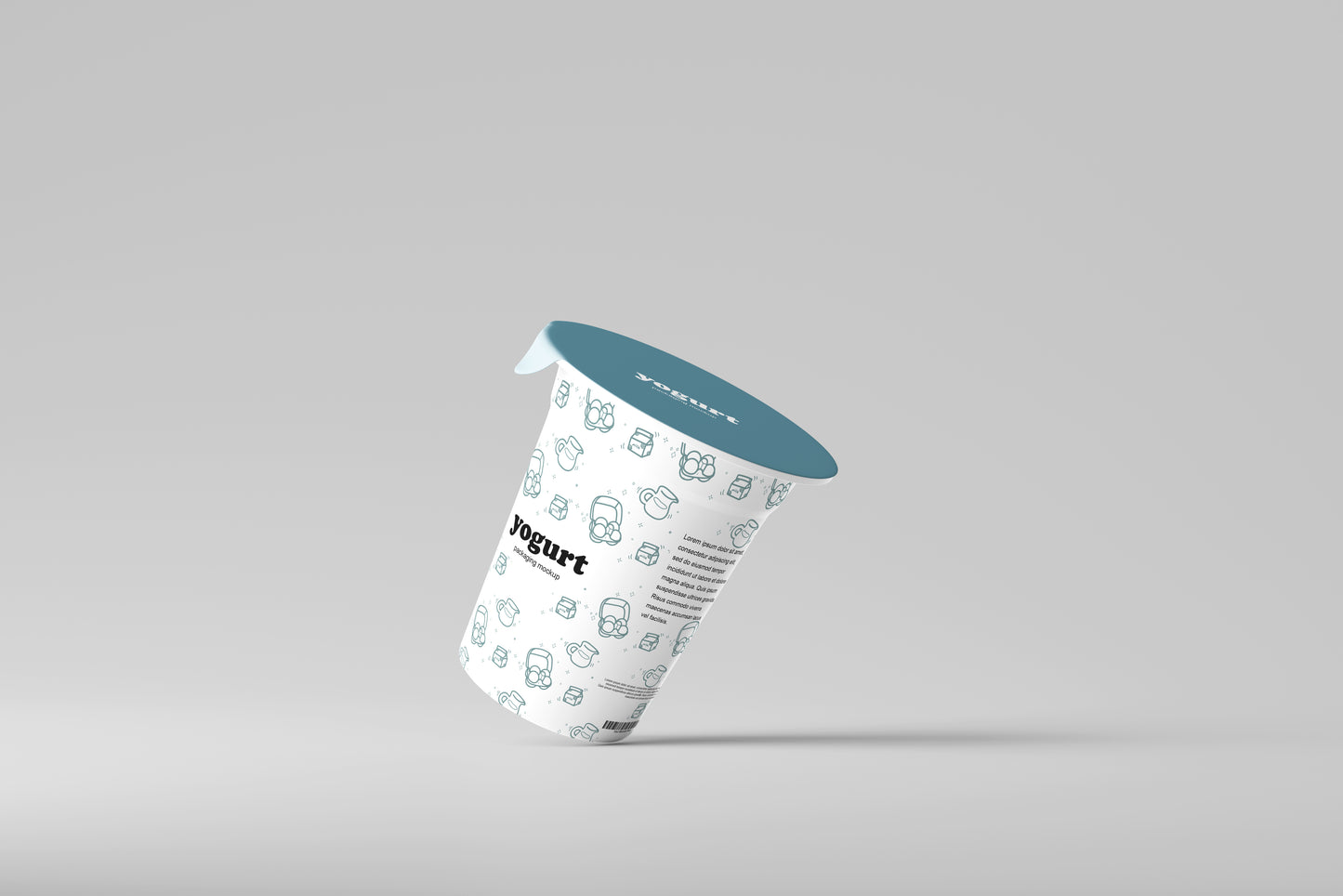 Yogurt or Ice Cream Cup Mockup