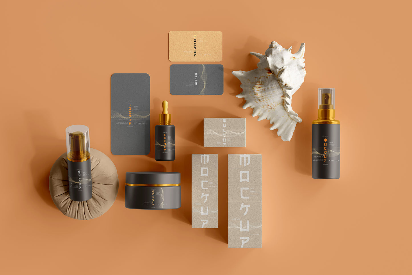 Cosmetic Branding Mockup Collection
