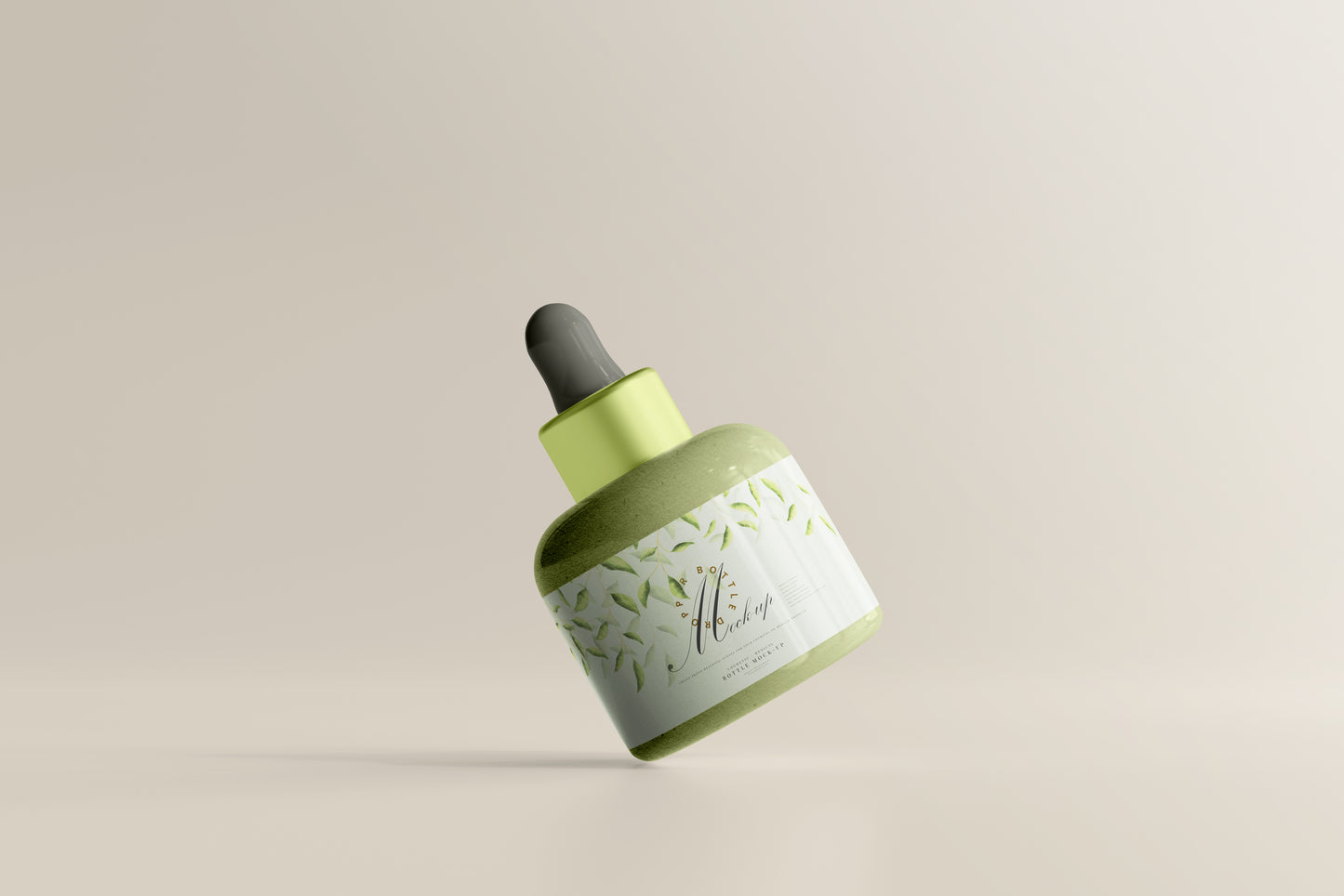 Plastic Dropper Bottle Mockup