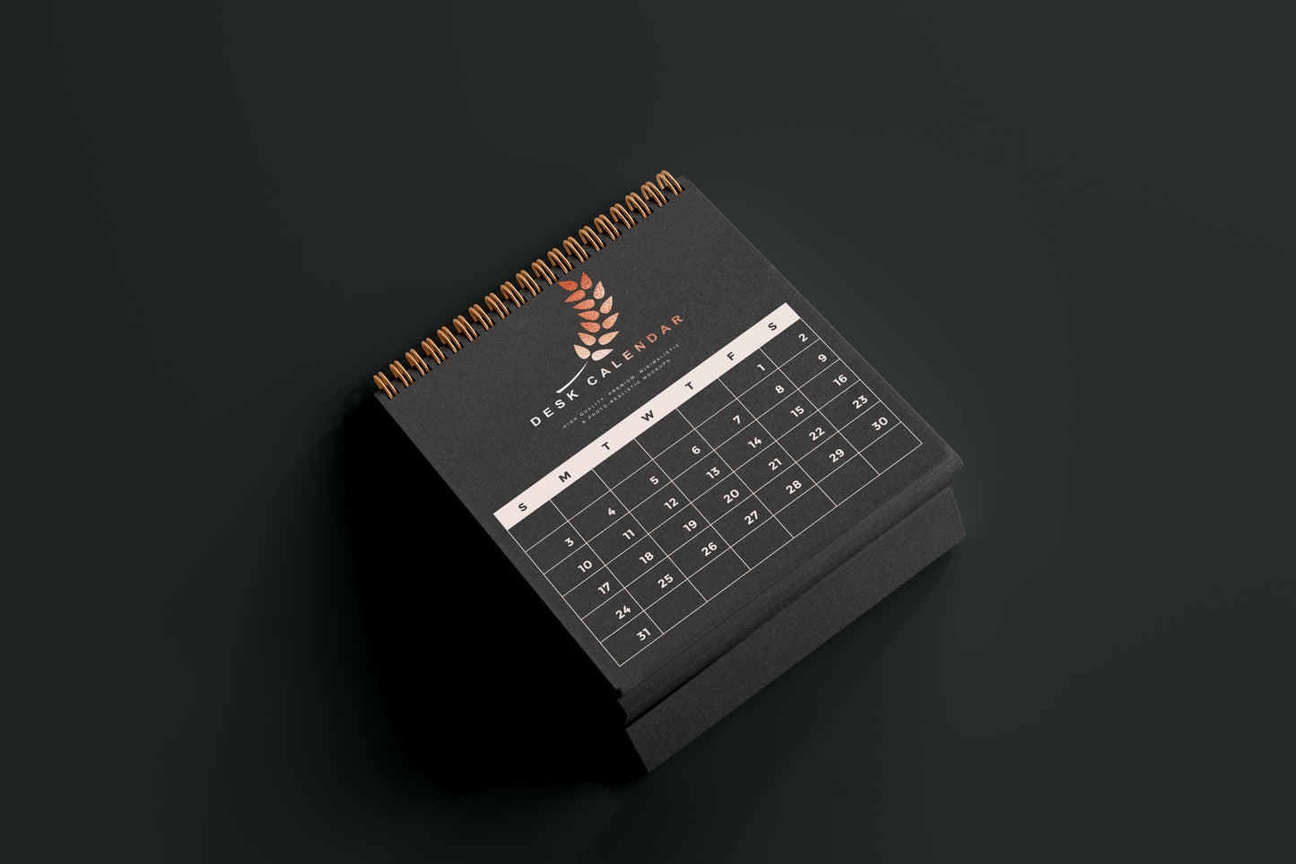 Desk Calendar Mockup