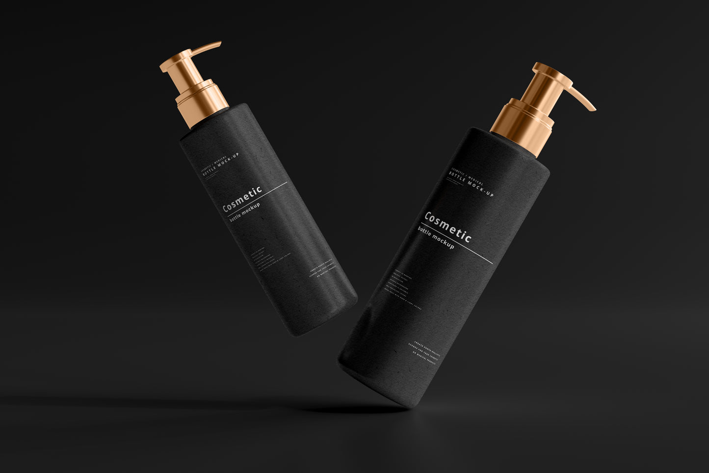 Dark Cosmetic Branding Mockup Bundle