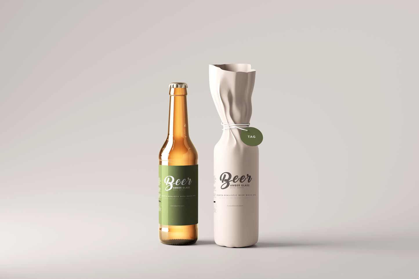 Beer Bottle Mockups