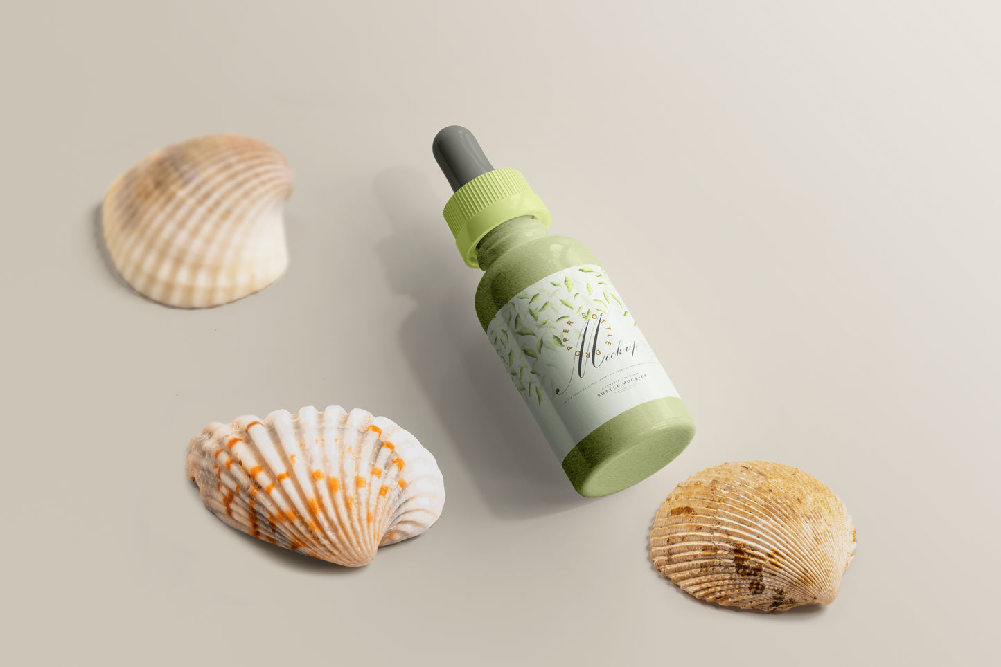 Plastic Dropper Bottle Mockup