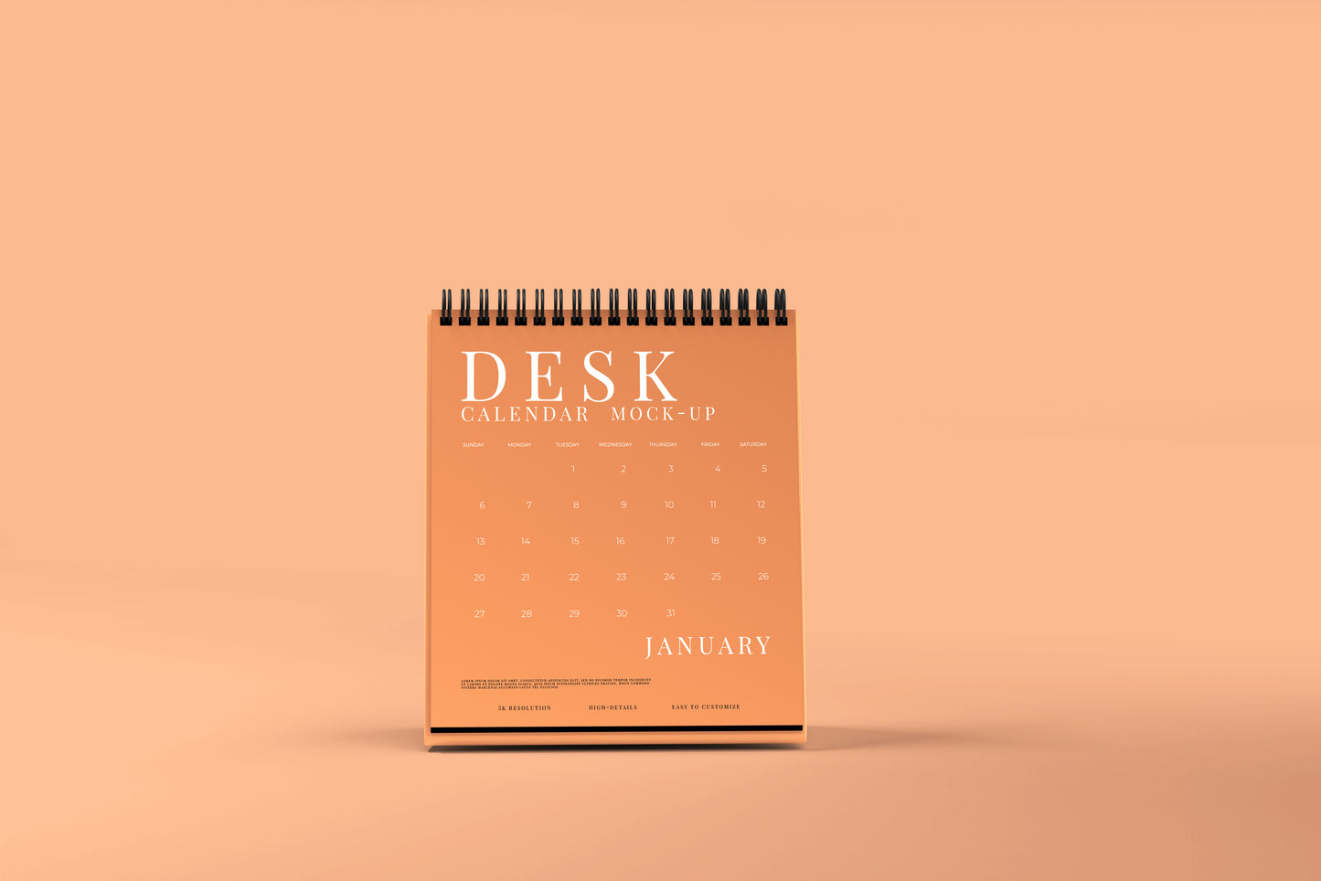 Desk Calendar Mockups