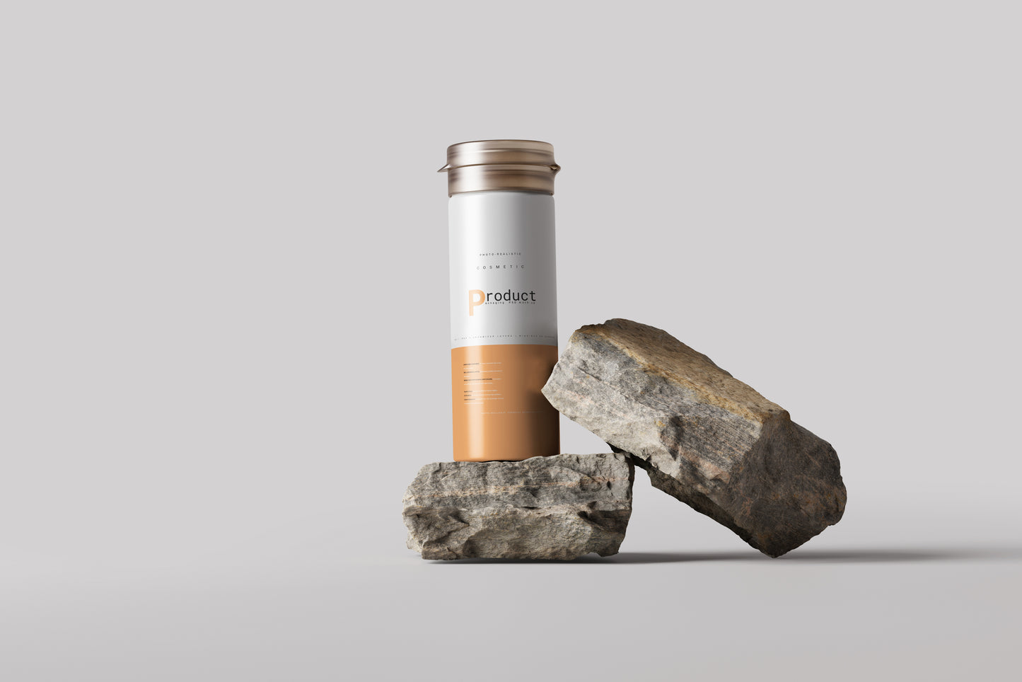 Round Soft Tube Mockup