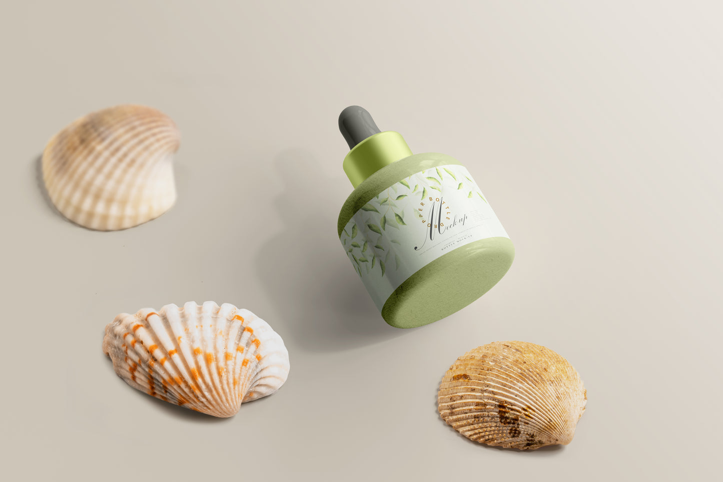 Plastic Dropper Bottle Mockup