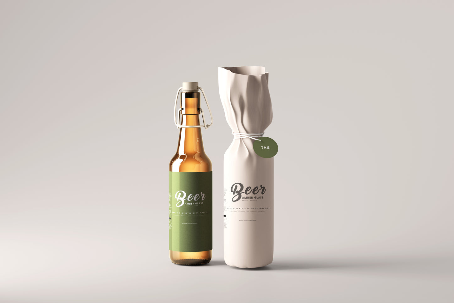 Beer Bottle Mockups