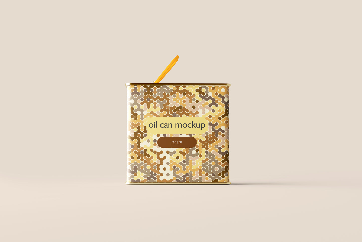 Aluminum Oil Can Mockups