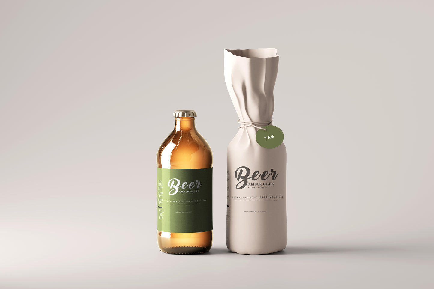 Beer Bottle Mockups