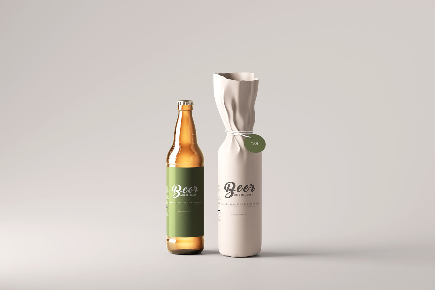 Beer Bottle Mockups