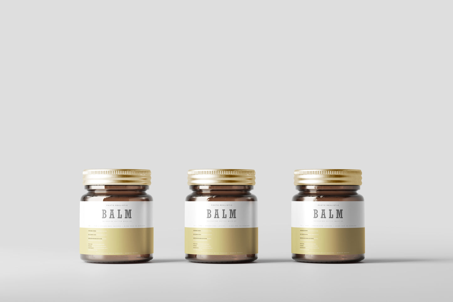 Ointment Balm Bottle Mockup