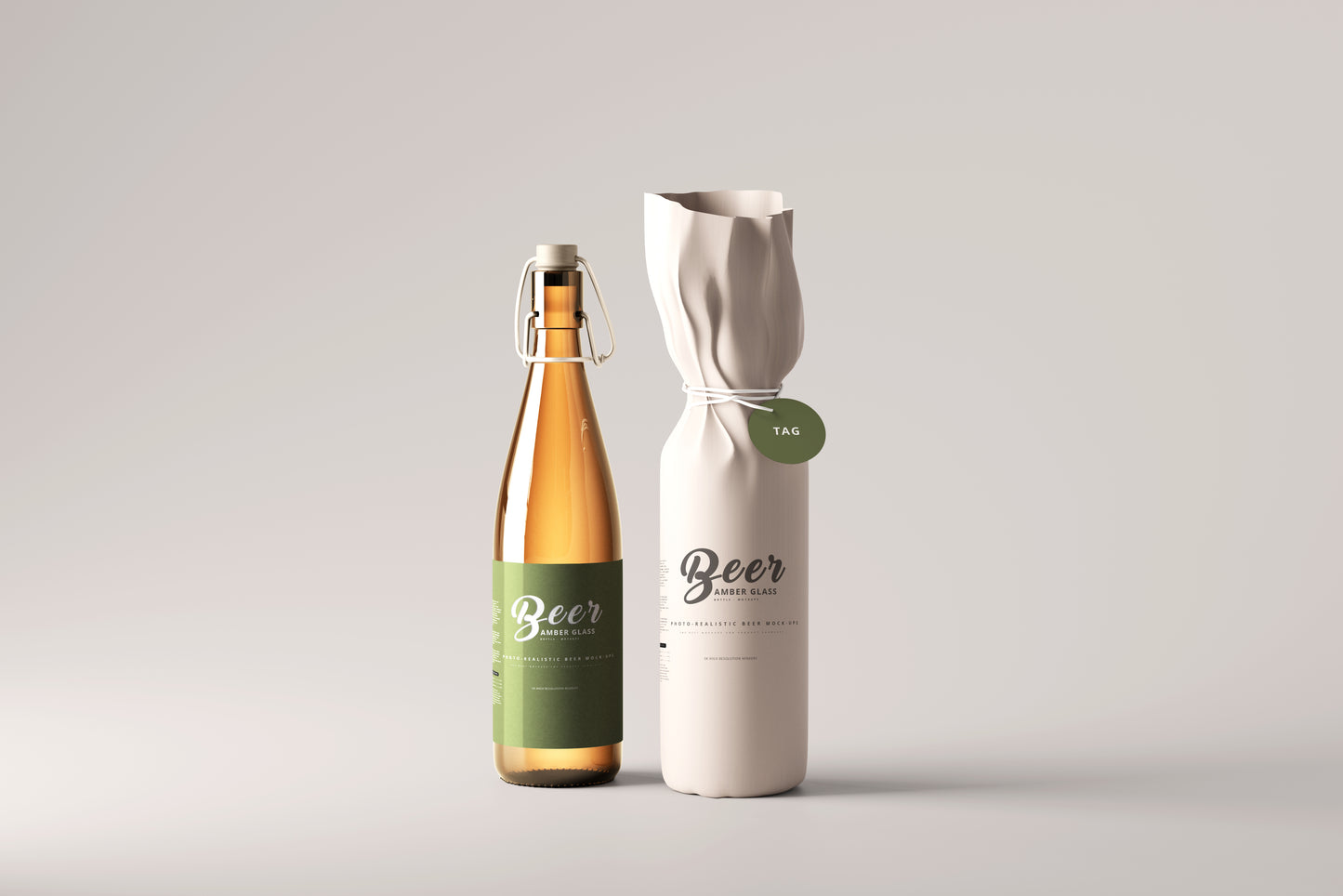 Beer Bottle Mockups