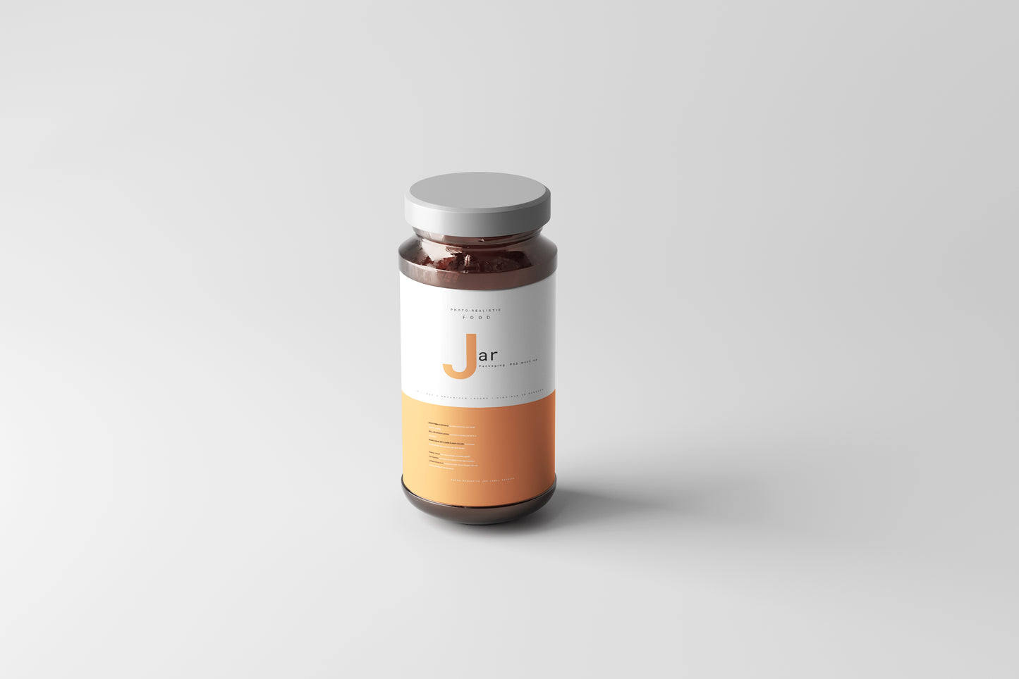 Amber Jar Mockup
