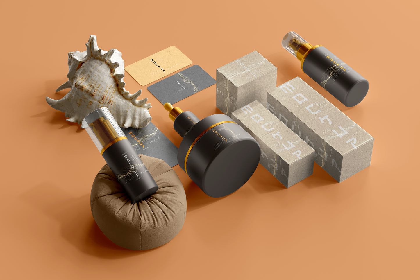 Cosmetic Branding Mockup Collection