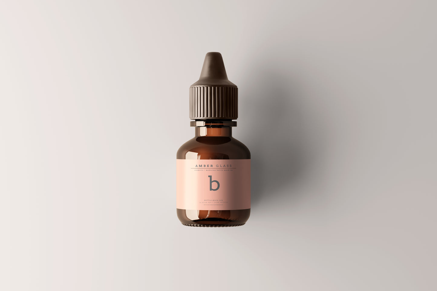 Amber Glass Bottle Mockups