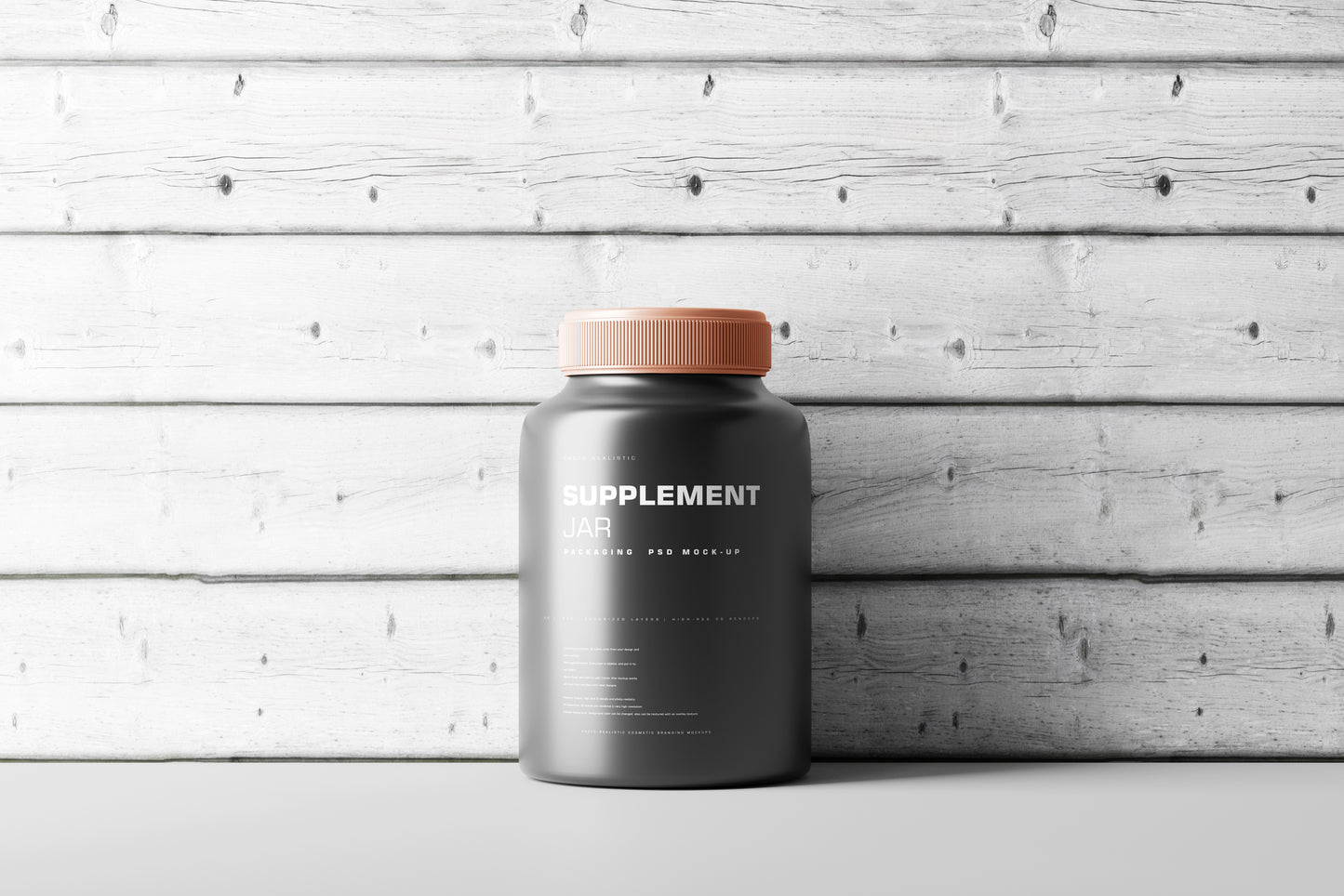 Supplement Jar Mockup