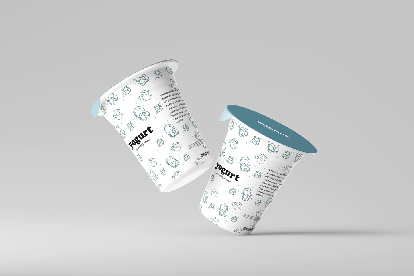Yogurt or Ice Cream Cup Mockup