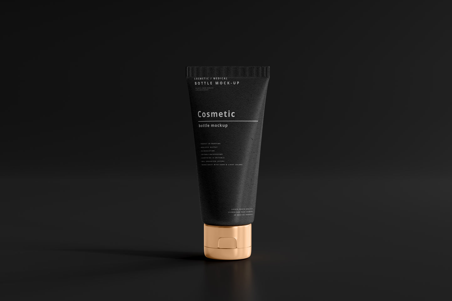 Dark Cosmetic Branding Mockup Bundle