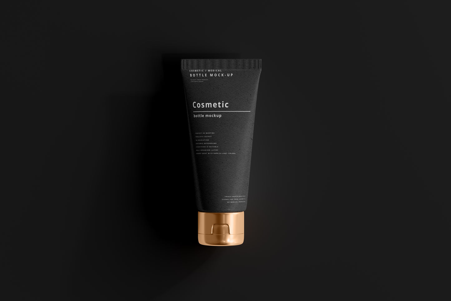 Dark Cosmetic Branding Mockup Bundle