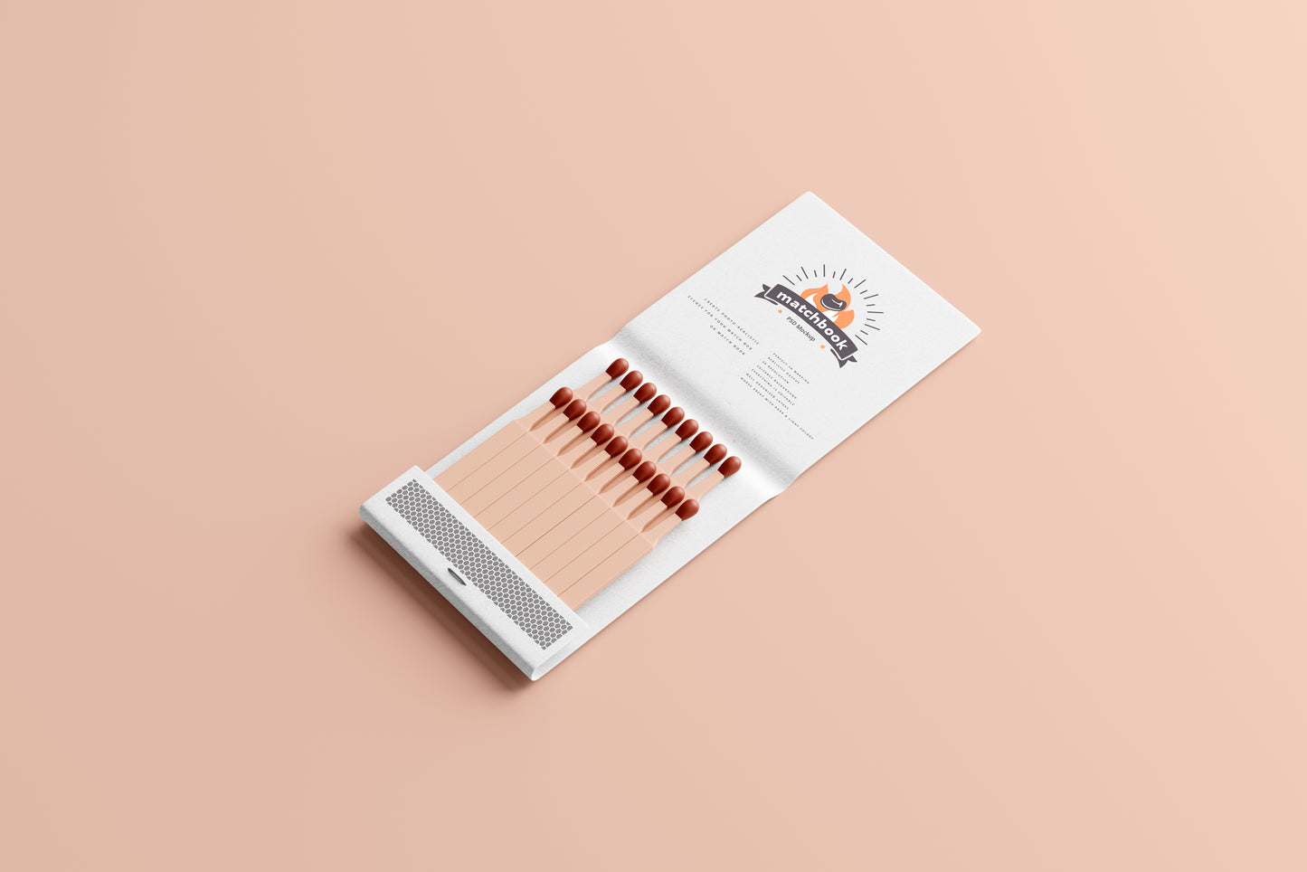 Paper Matchbox & Matchbook Mockups