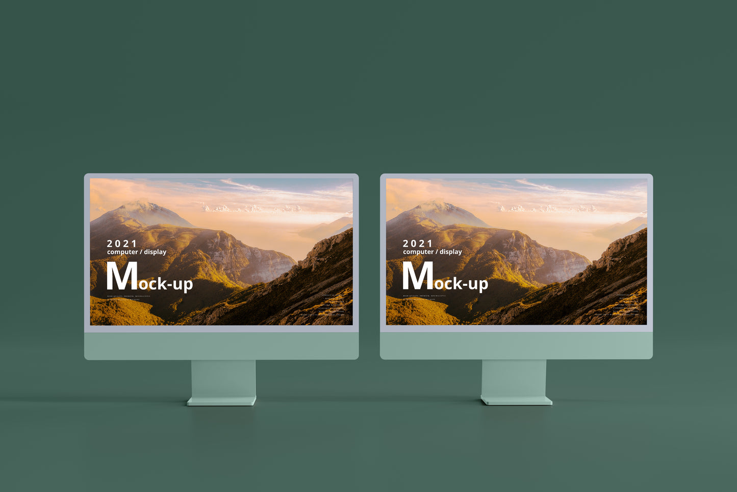 M1 iMac Mockups