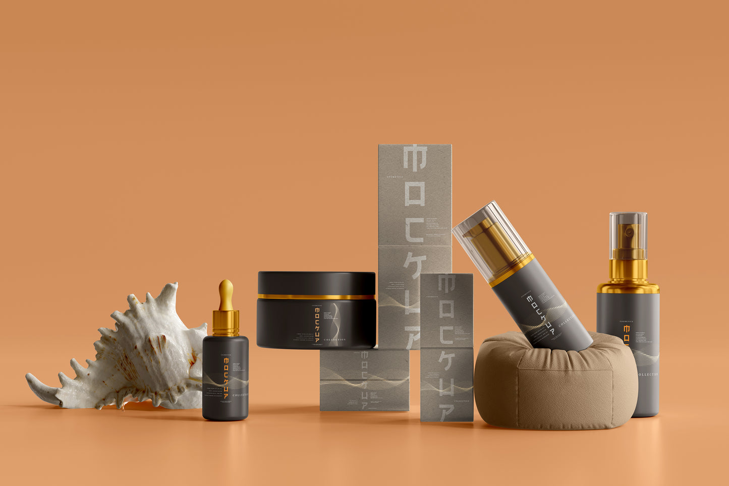 Cosmetic Branding Mockup Collection