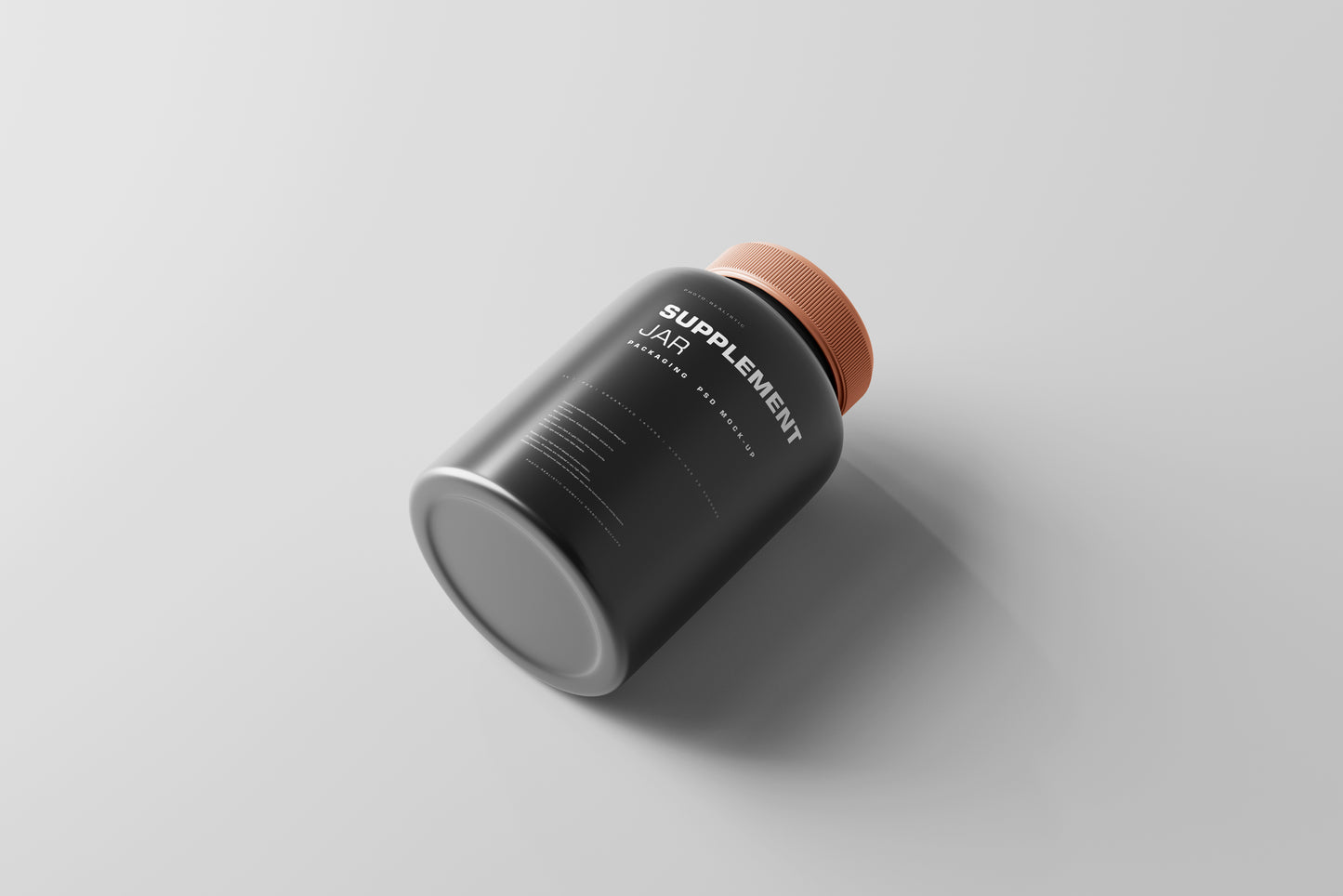 Supplement Jar Mockup
