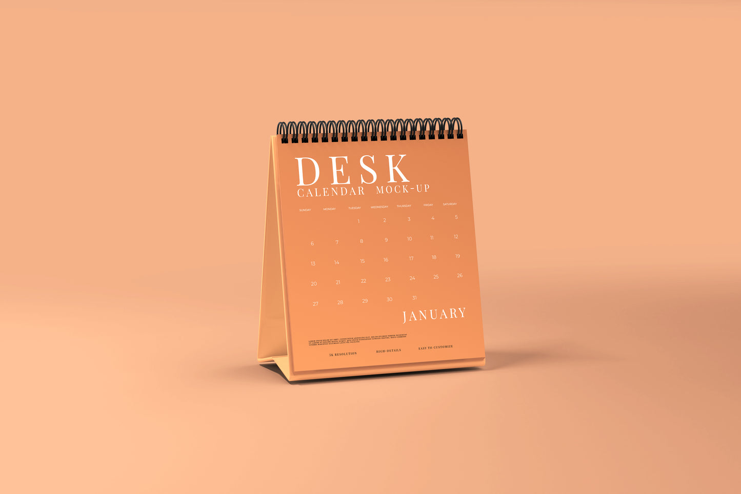 Desk Calendar Mockups