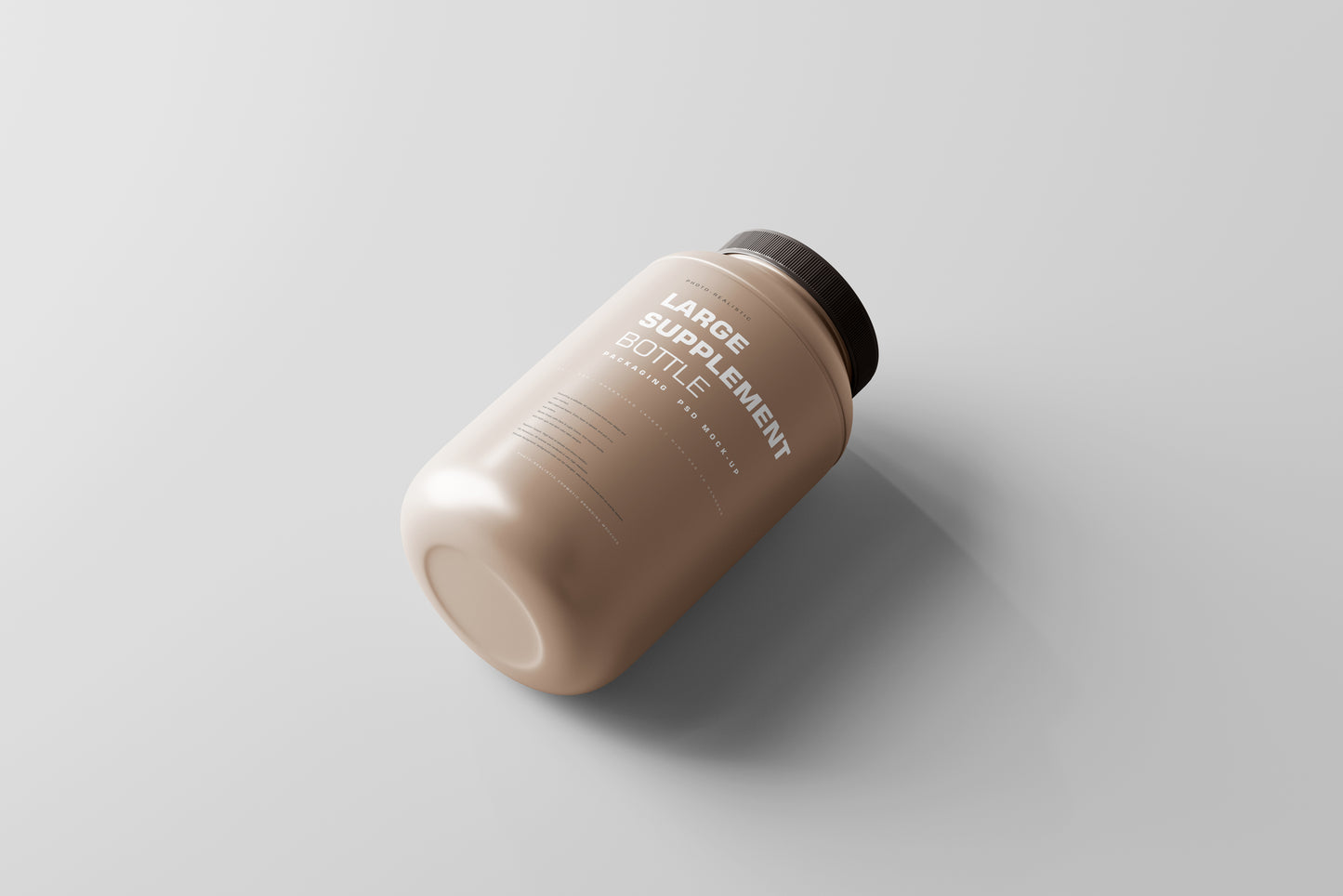 Supplement Jar Mockup