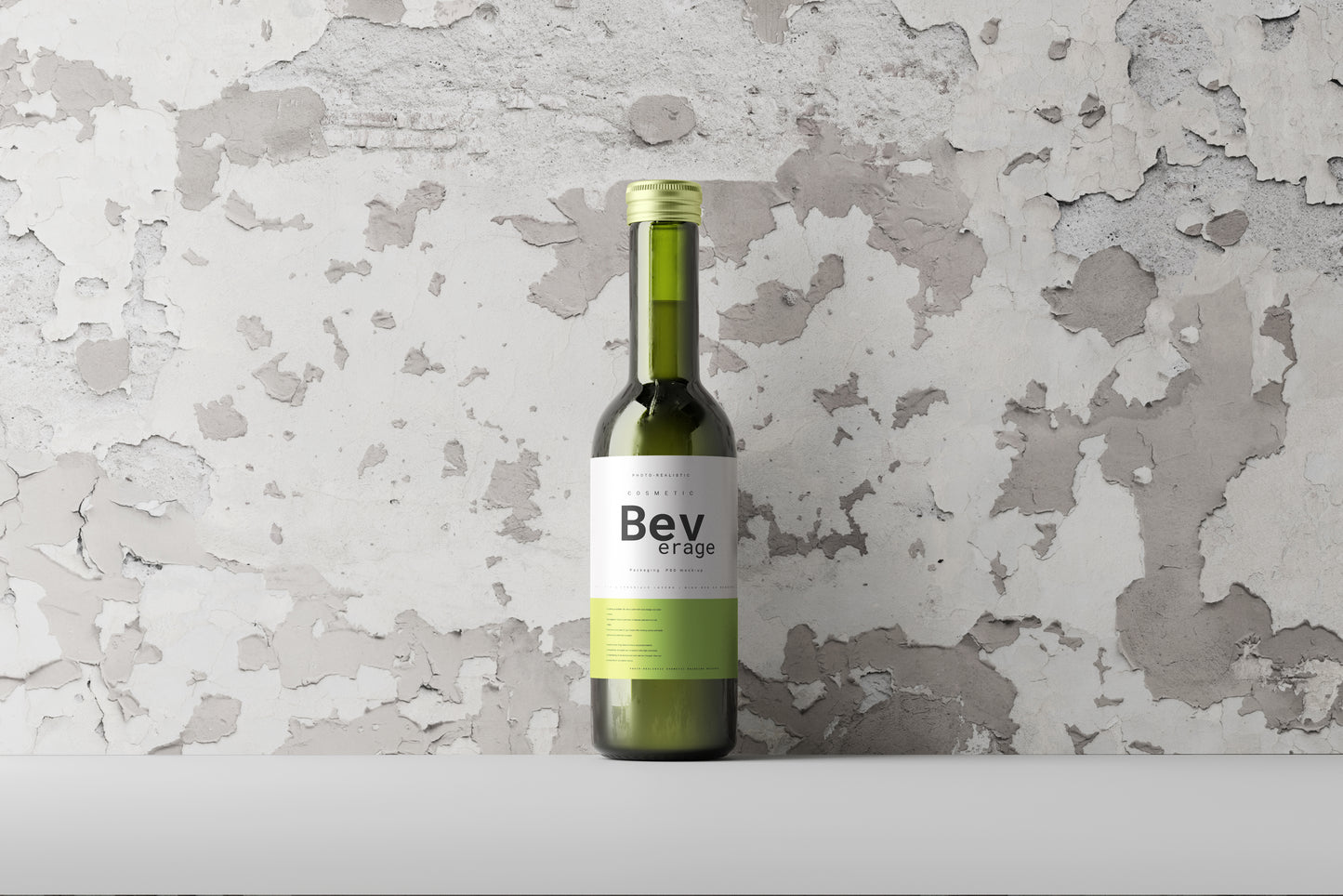 Quarter Mini Bottle Mock-Up