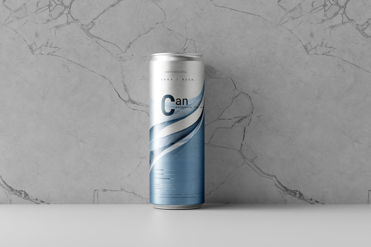 Aluminum Can Mockup