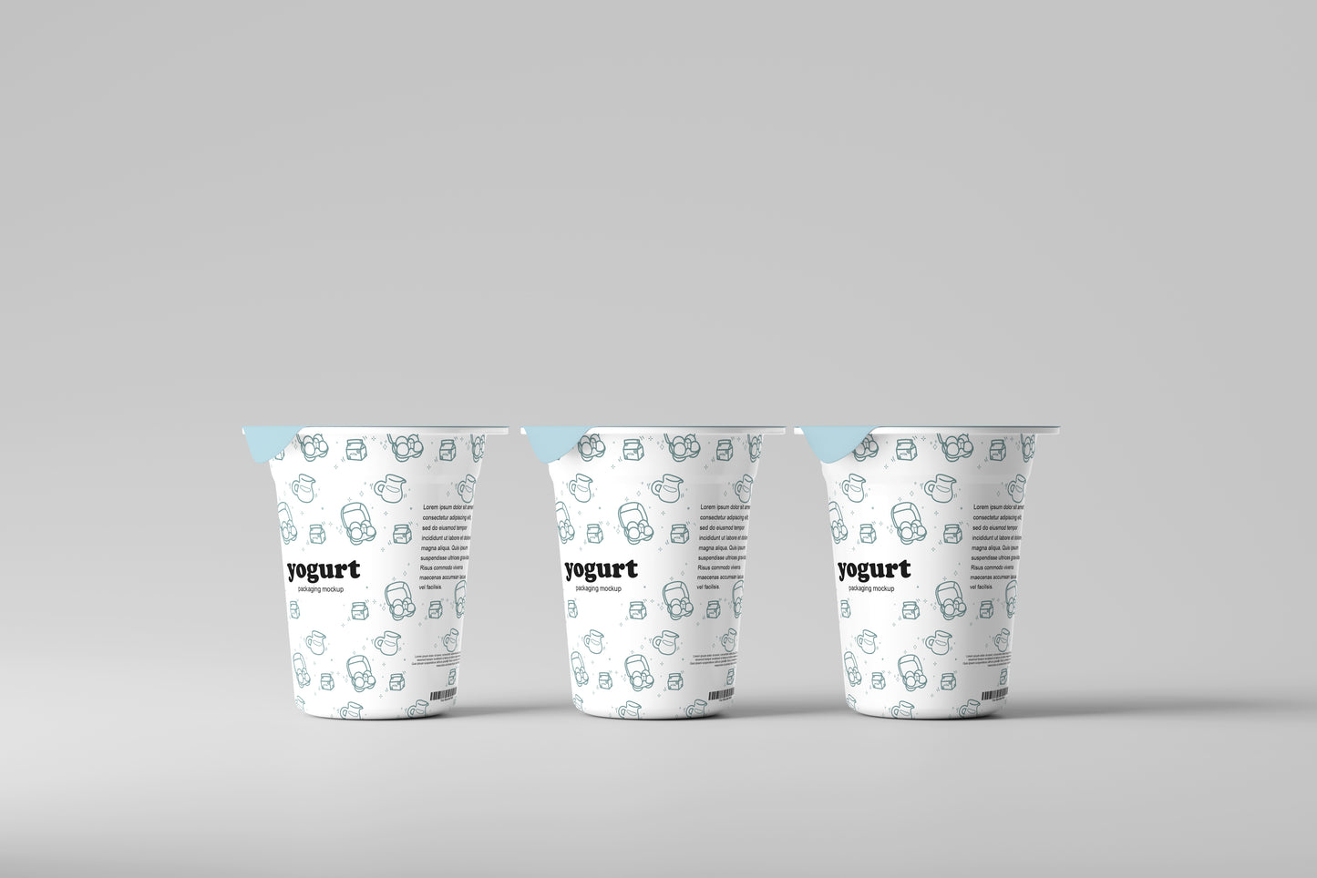 Yogurt or Ice Cream Cup Mockup