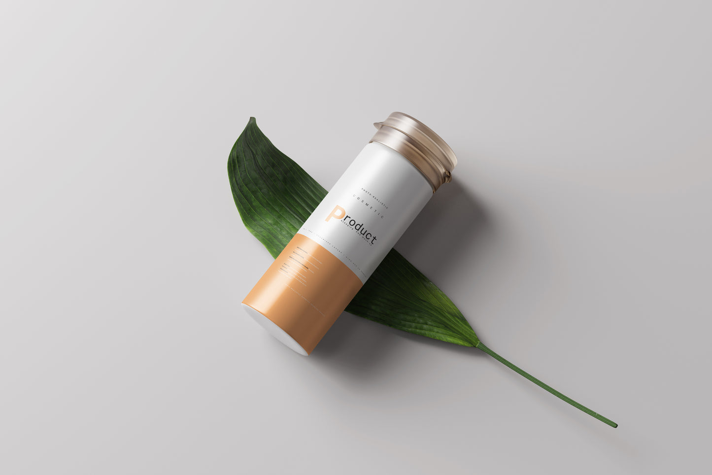 Round Soft Tube Mockup