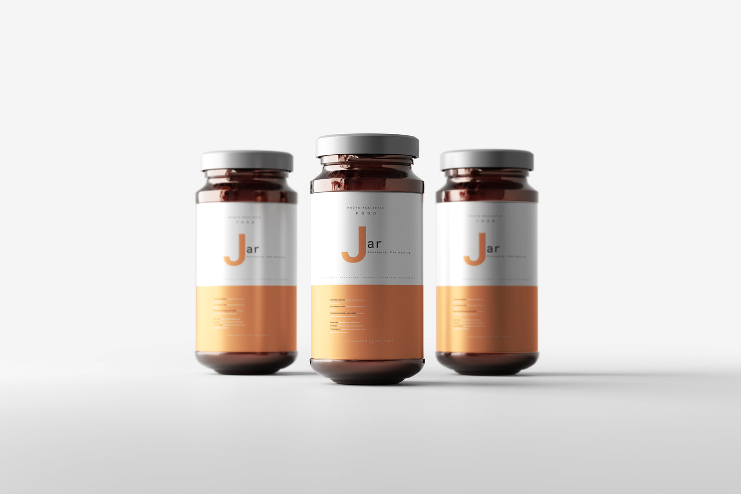 Amber Jar Mockup