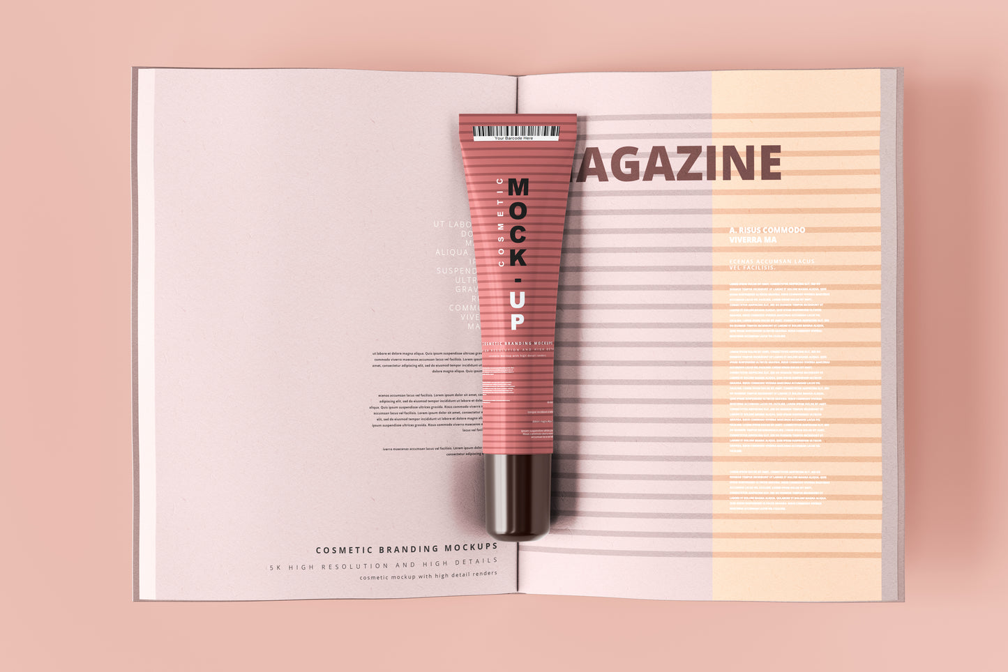 Cosmetic Tube Mockups