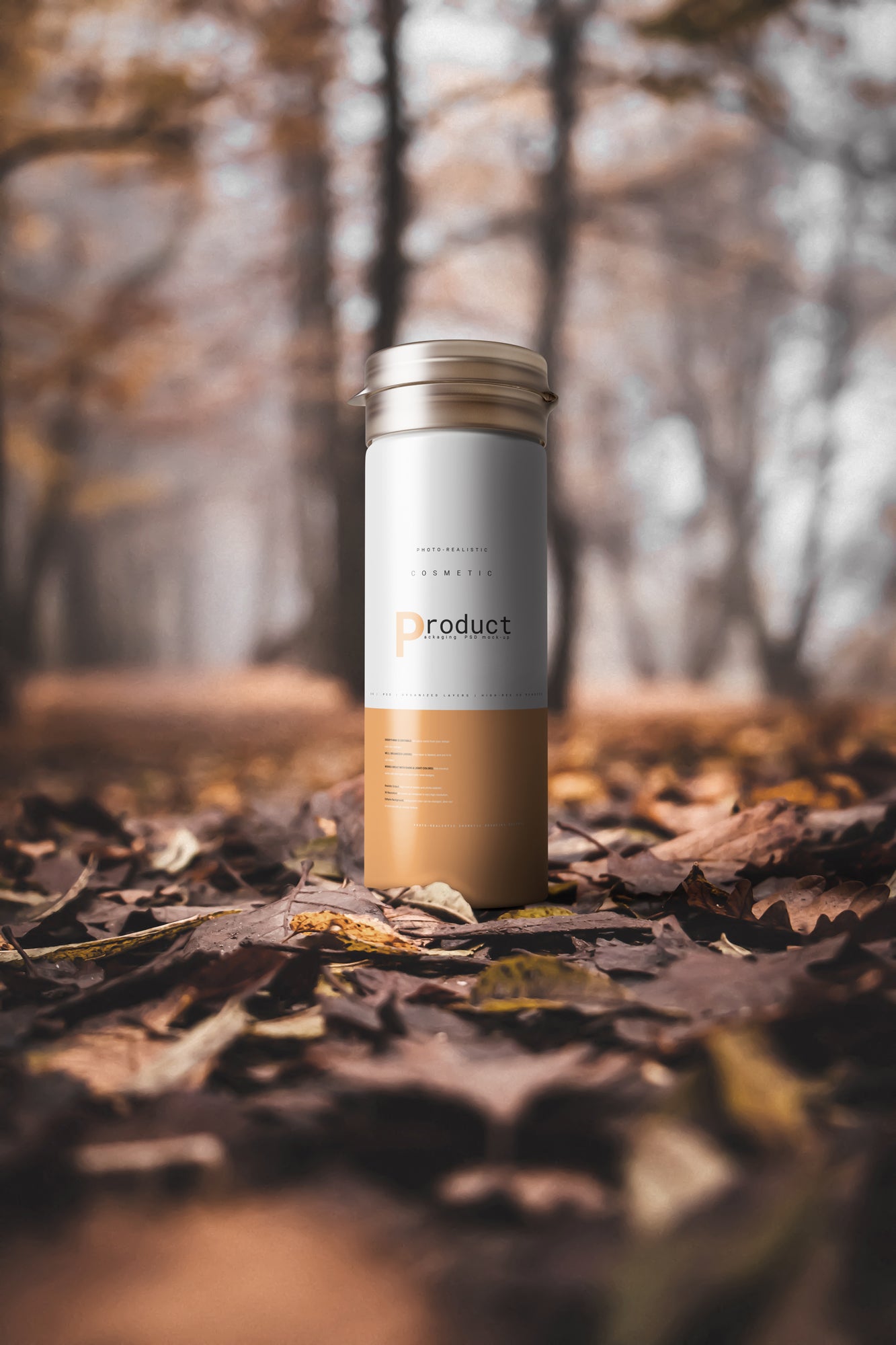 Round Soft Tube Mockup