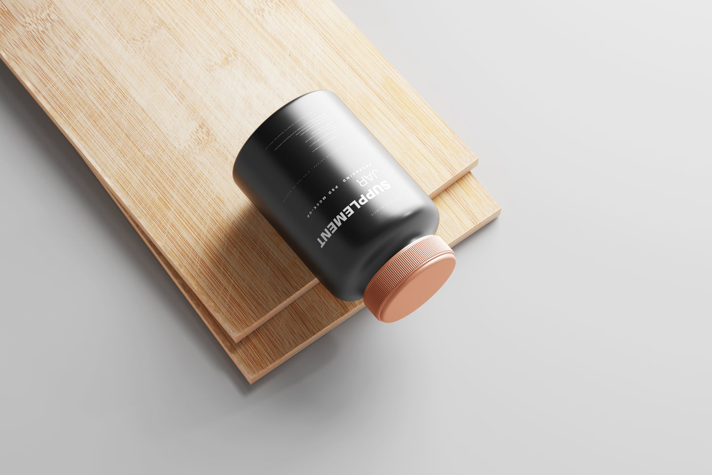 Supplement Jar Mockup