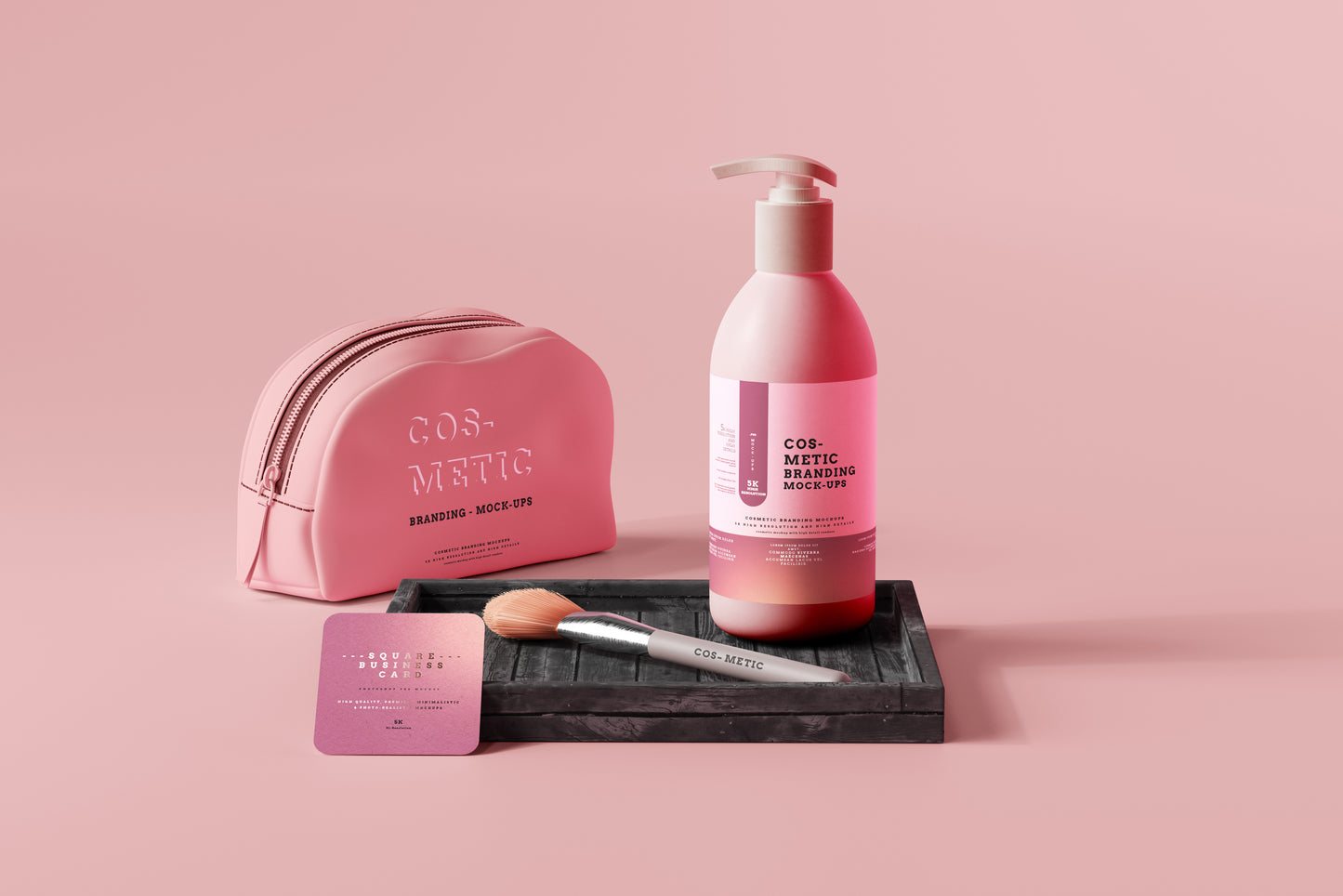 101 Cosmetic Branding Mockup Scenes